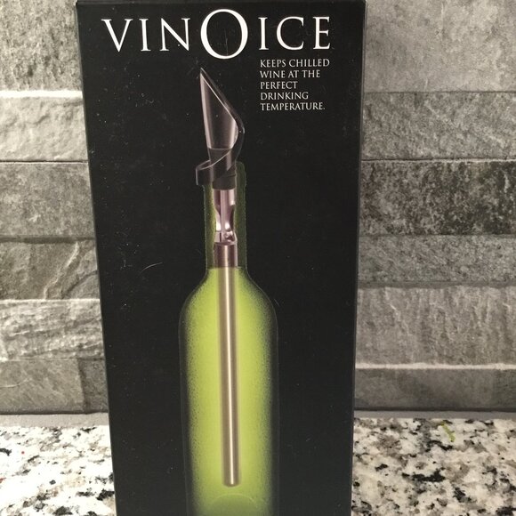 VinoIce Wine Pourer with Chill Rod - Picture 1 of 6